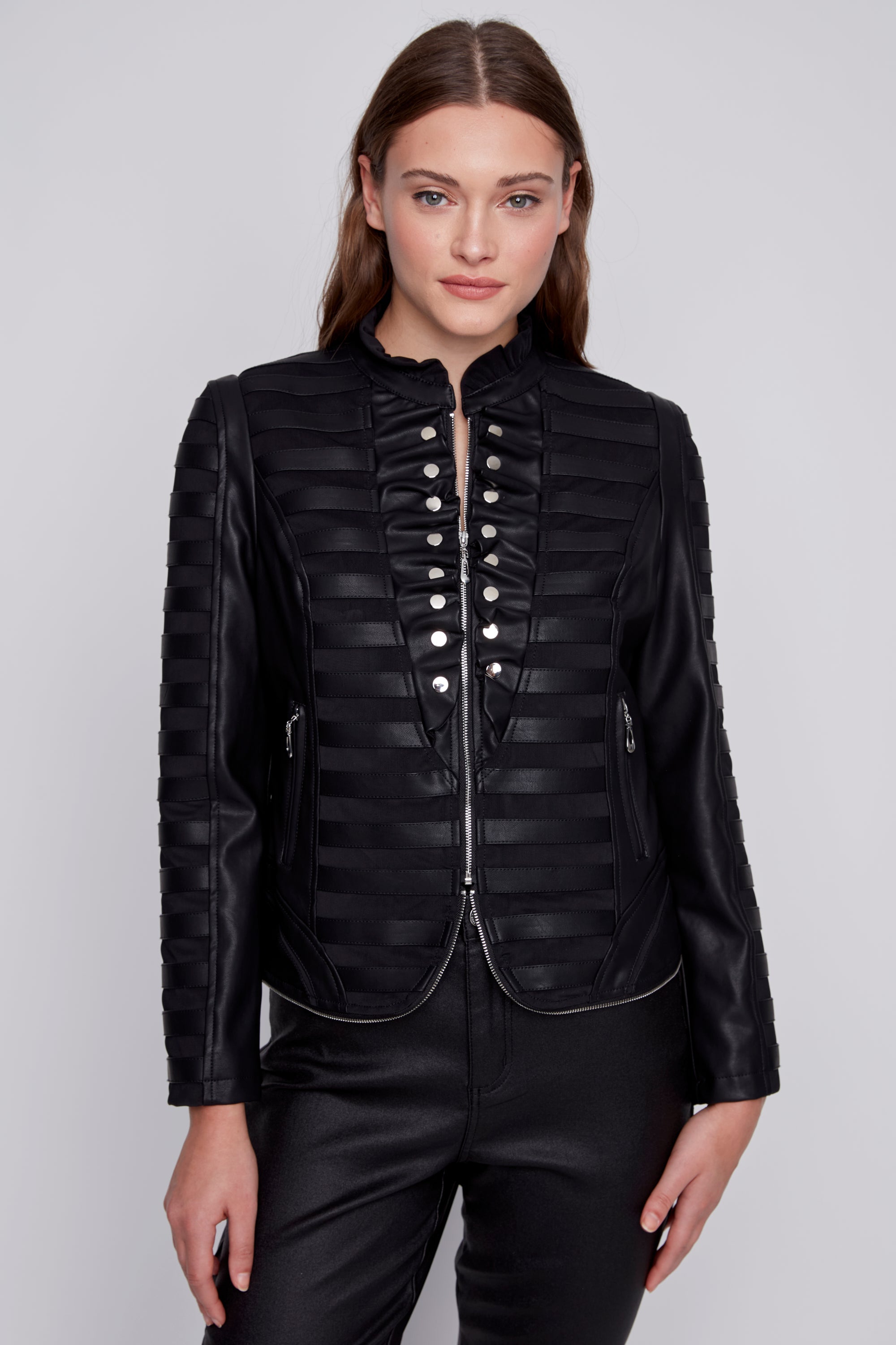 Veste blazer cuir shop