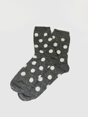 Bas de Laine Angora à Pois