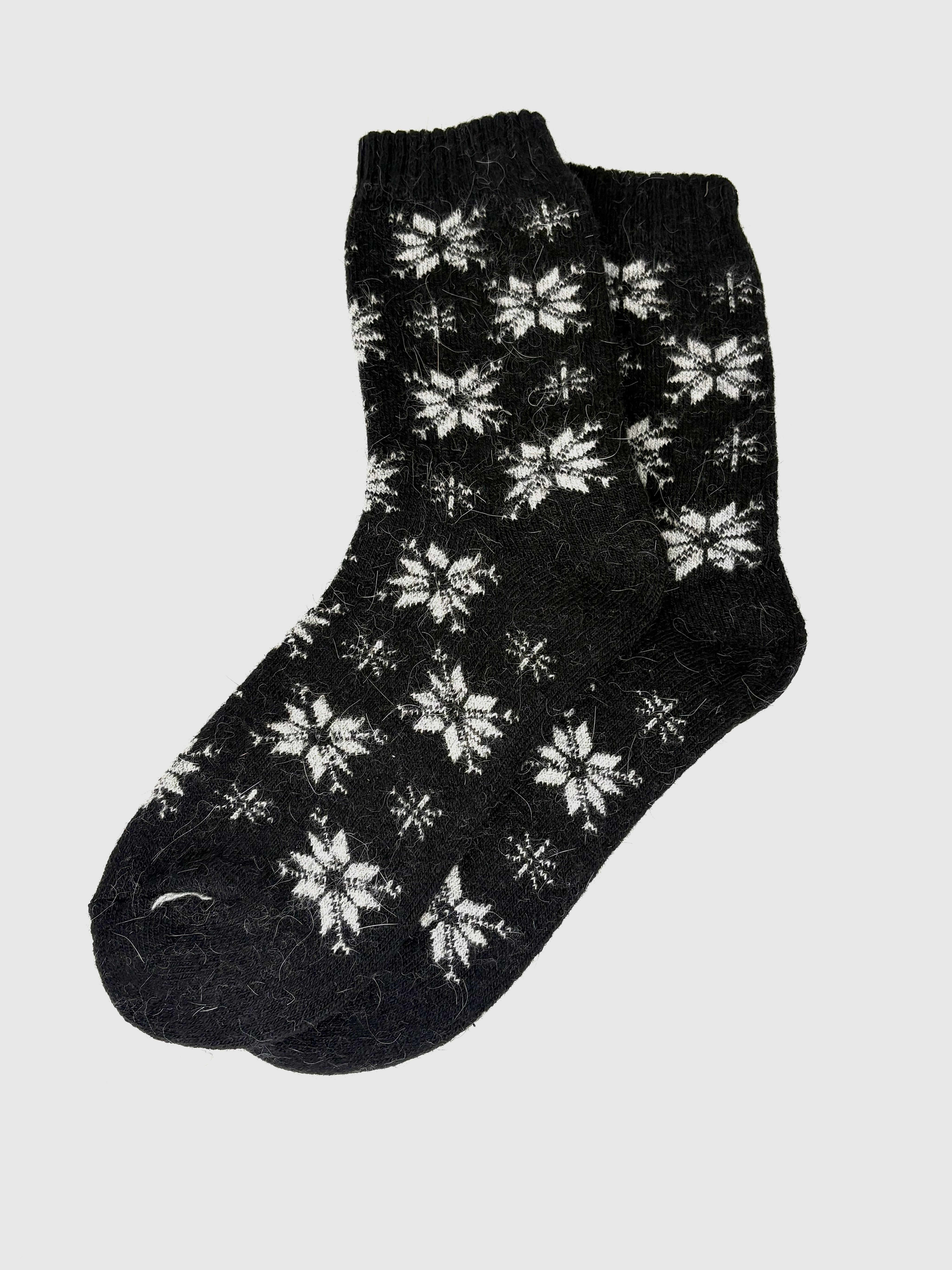 Bas de Laine Angora Flocons