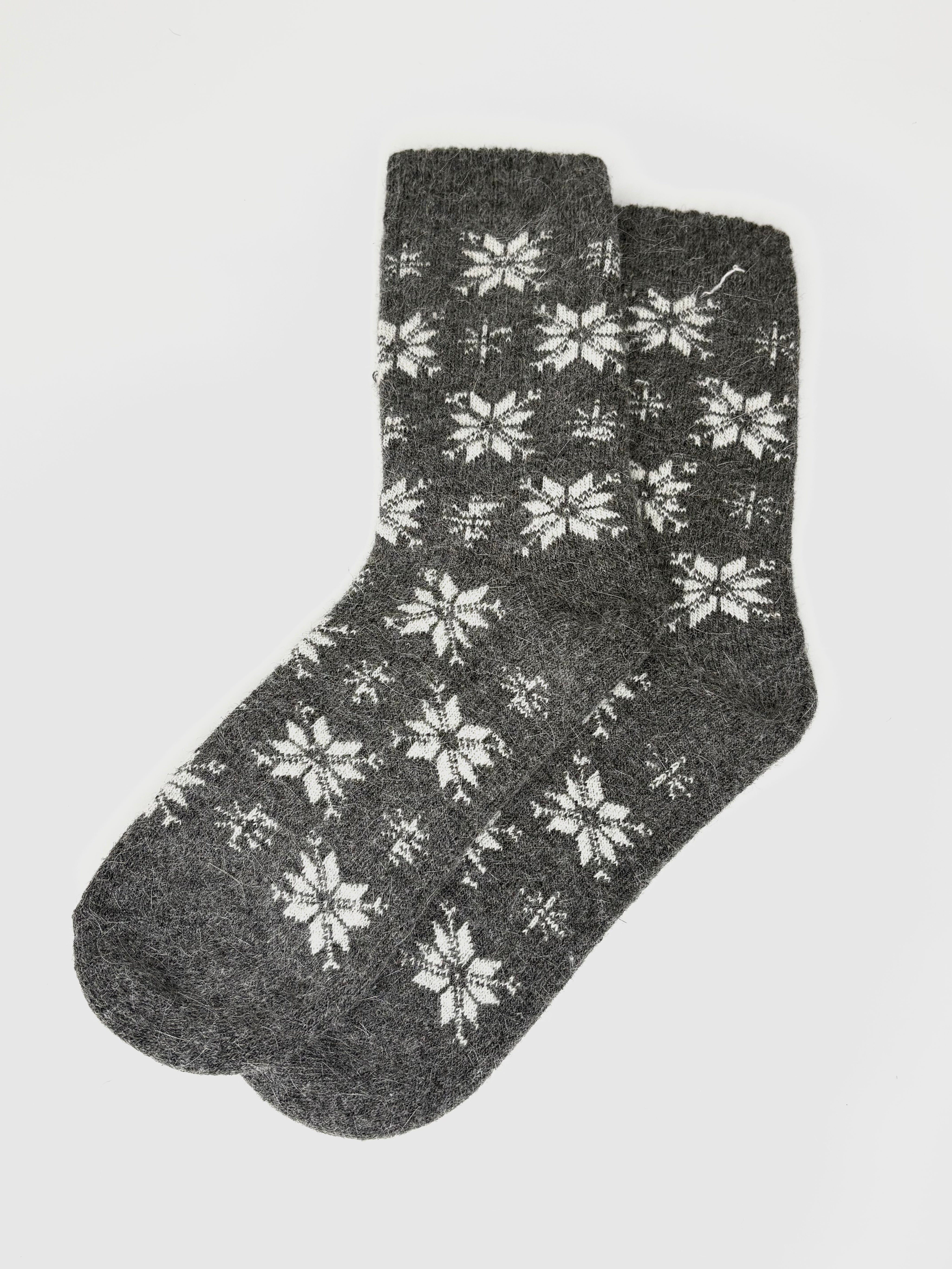 Bas de Laine Angora Flocons