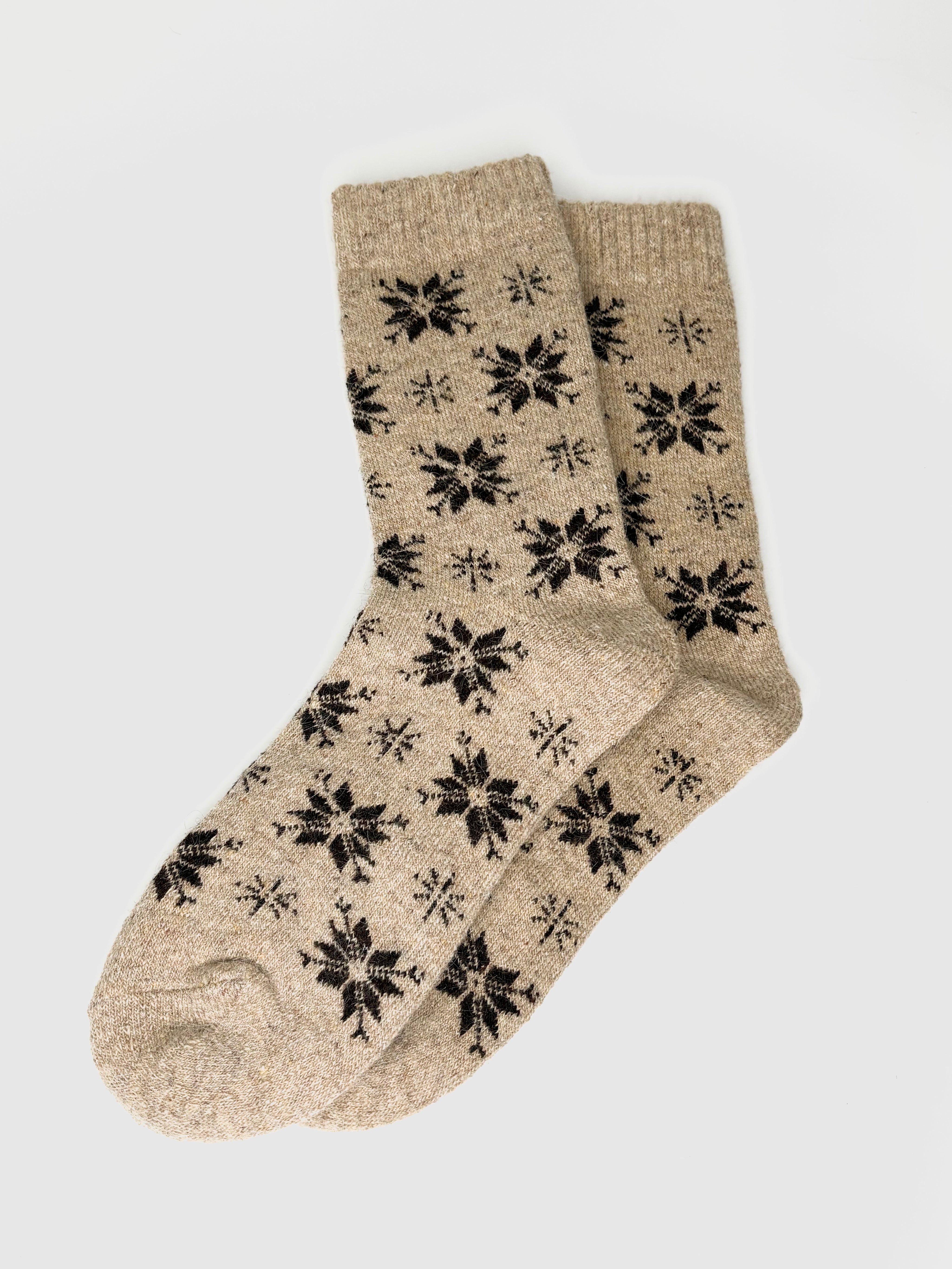 Bas de Laine Angora Flocons