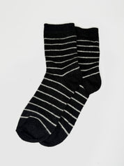 Bas de Laine Angora à Rayures