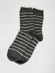 Bas de Laine Angora à Rayures