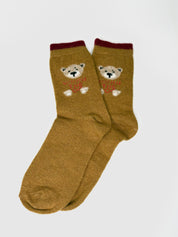 Bas de Laine Angora avec Ourson