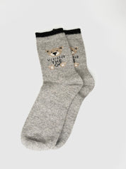 Bas de Laine Angora avec Ourson