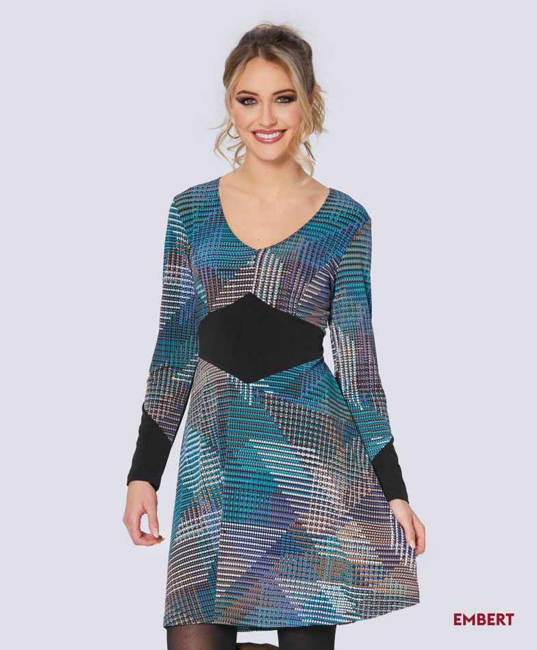 Robe Imprimee Coupe Amincissante Boutique Elle et Moi