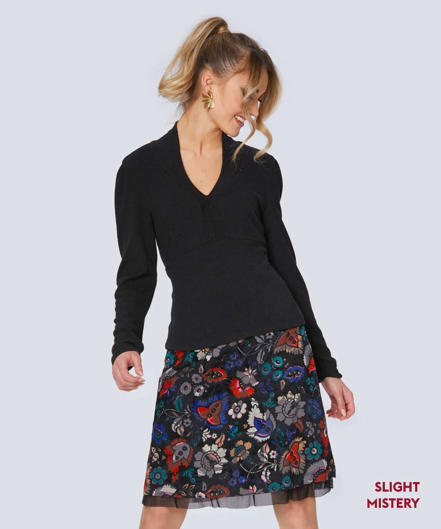 Jupe Imprimee a Fleurs Boutique Elle et Moi