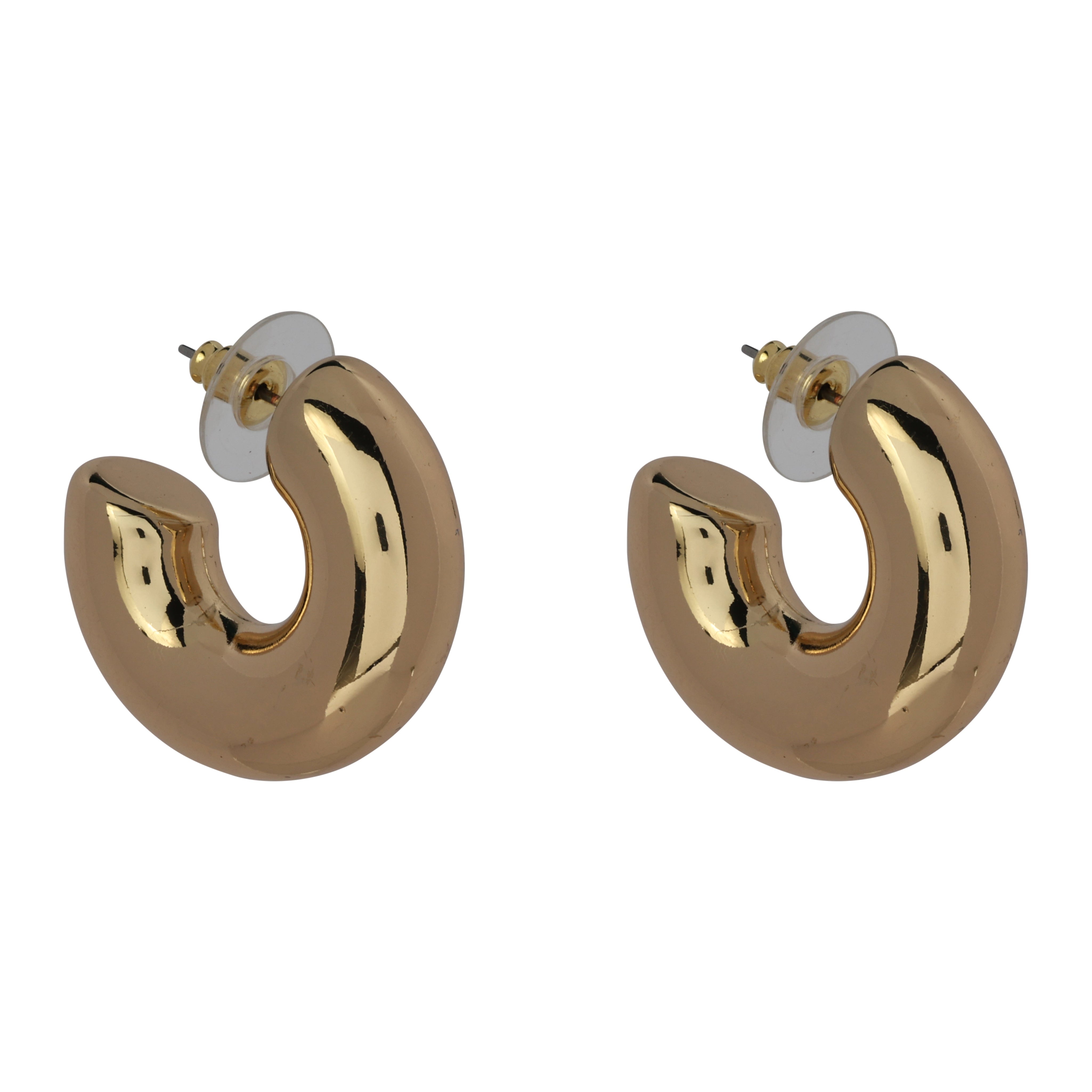 Boucles d'Oreilles Tubes Or