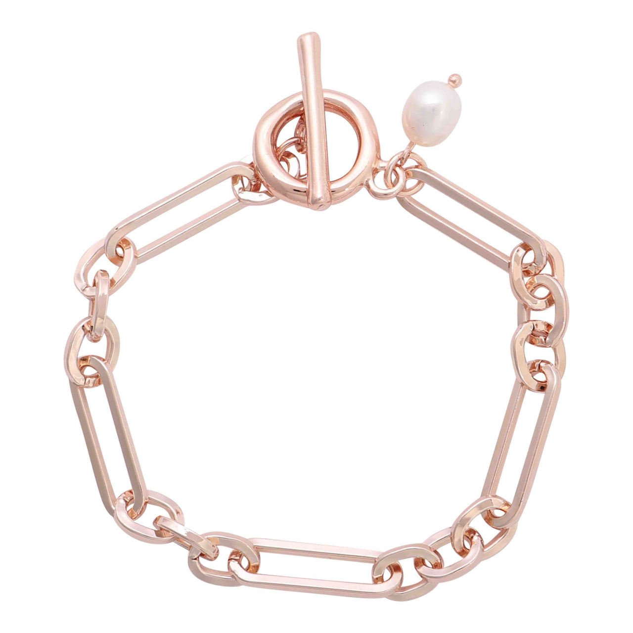 Bracelet chaîne or rose