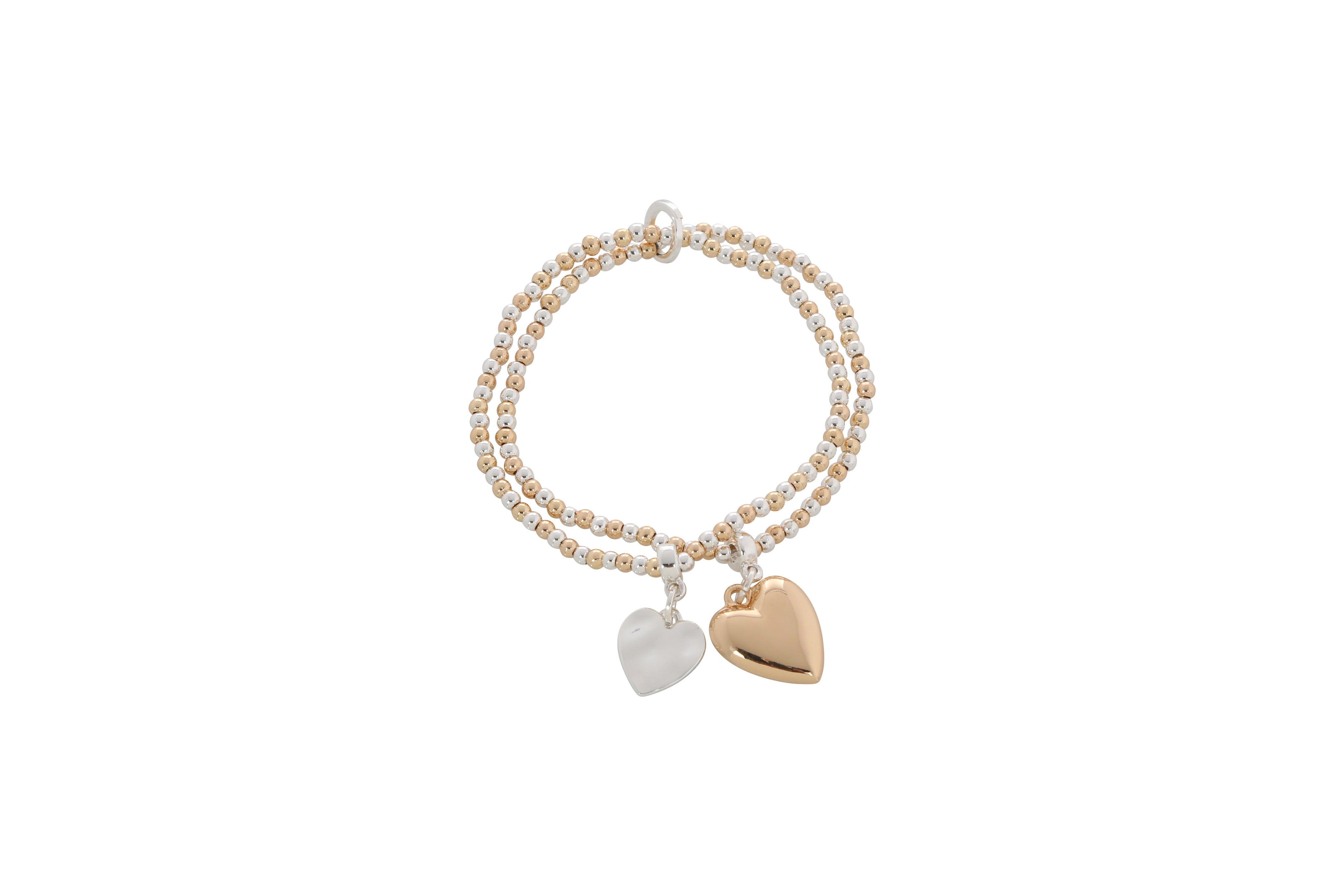 Bracelet breloque en coeur