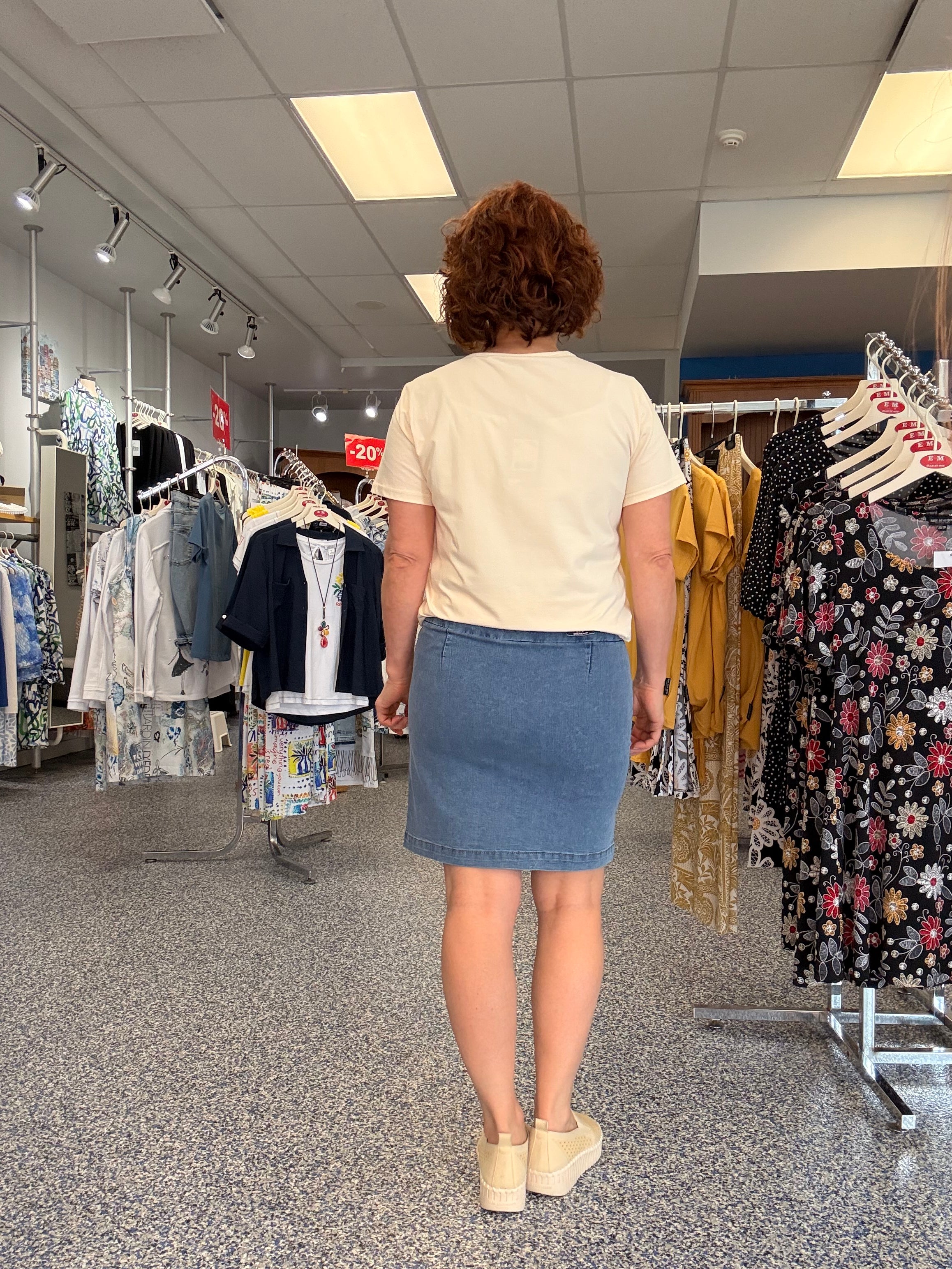 Jupe Short en Jeans