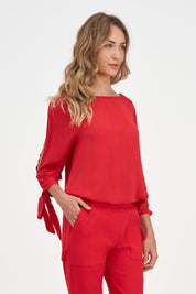 Chandail Manches Ouvertes avec Boucles