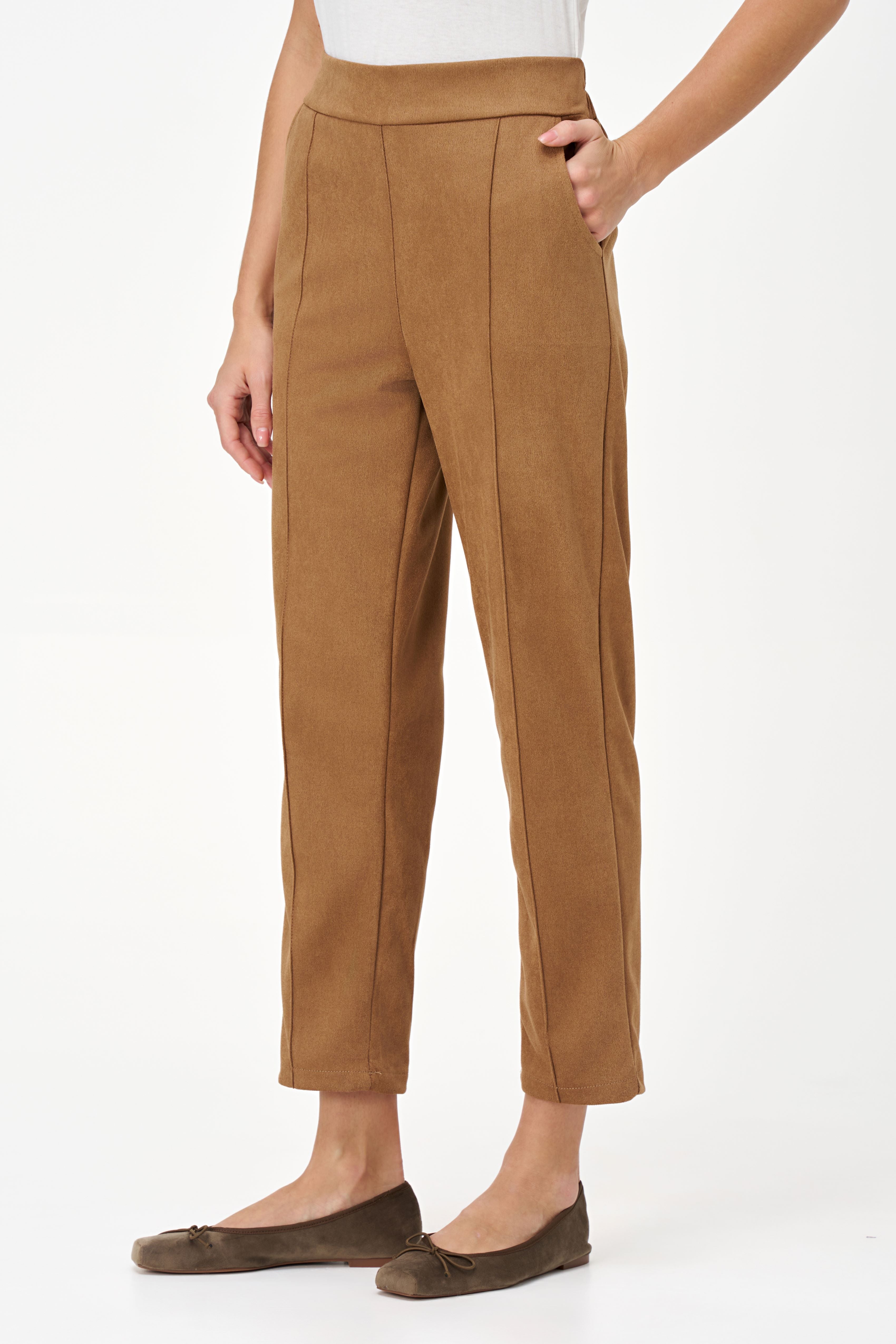 Pantalon Effet Suède
