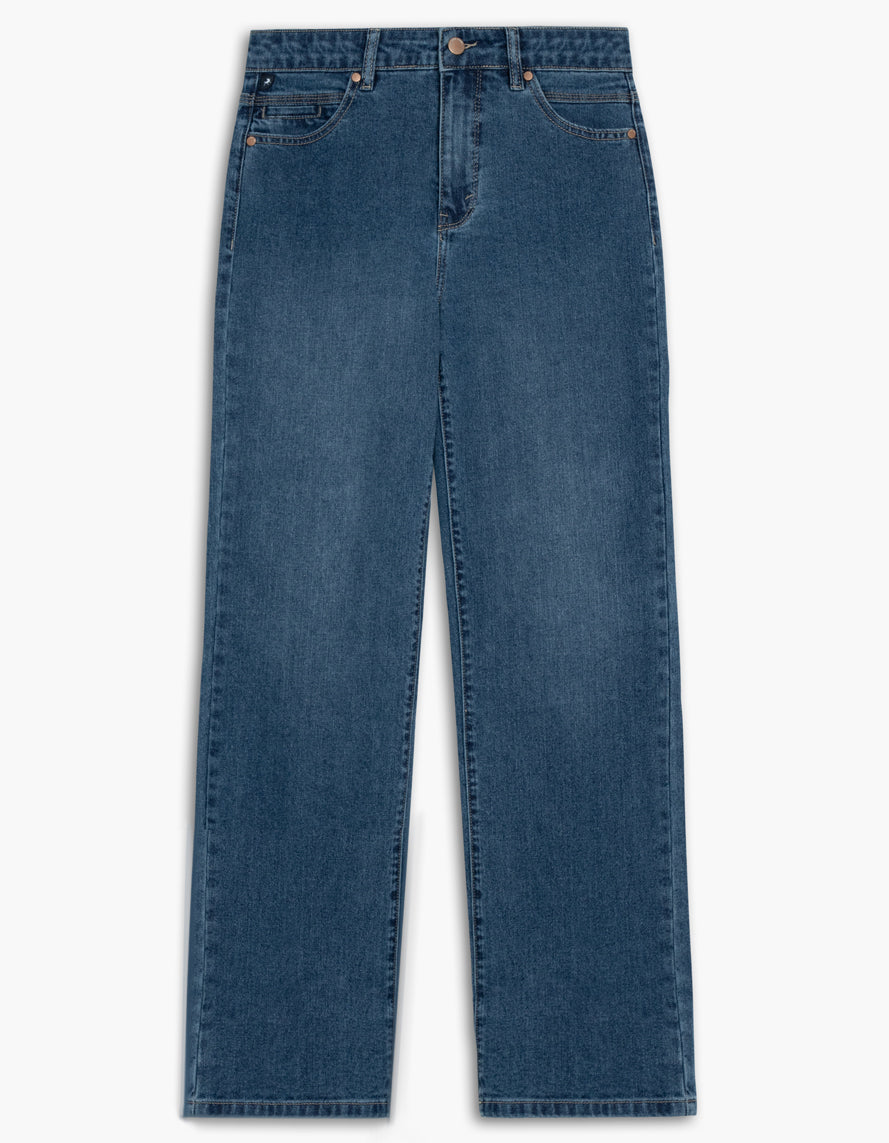 Jeans à Revers Brillants