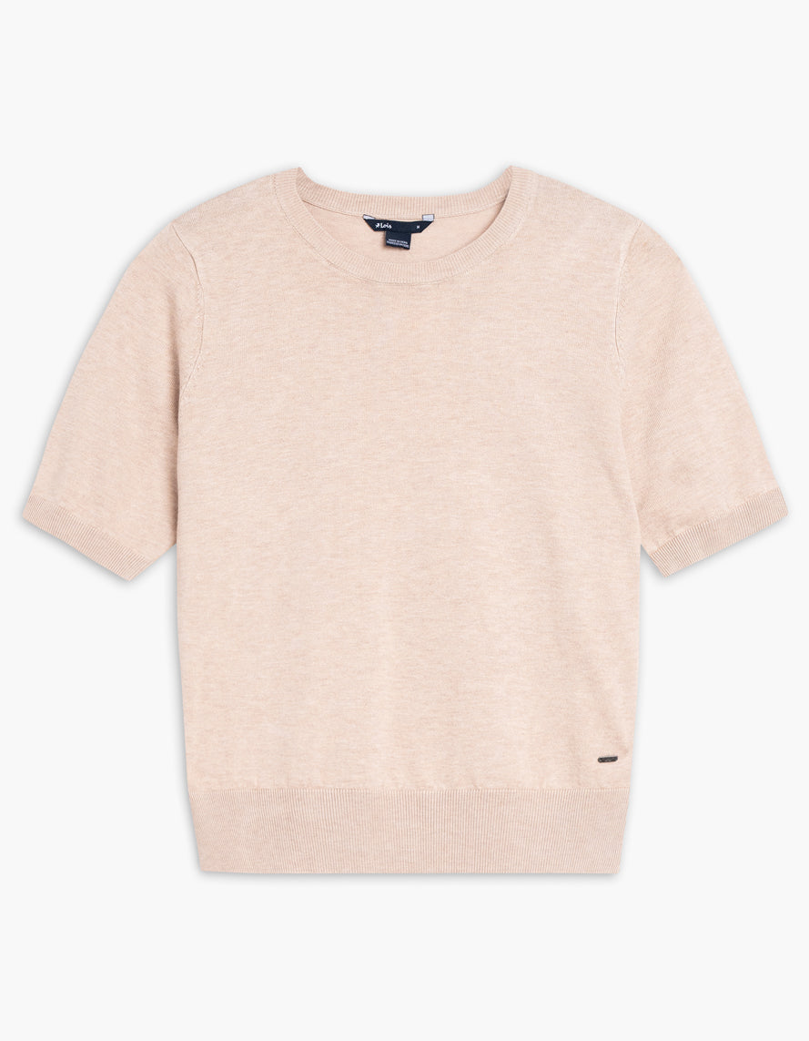 T-Shirt en Tricot Fin