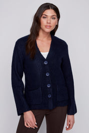 Cardigan Col V