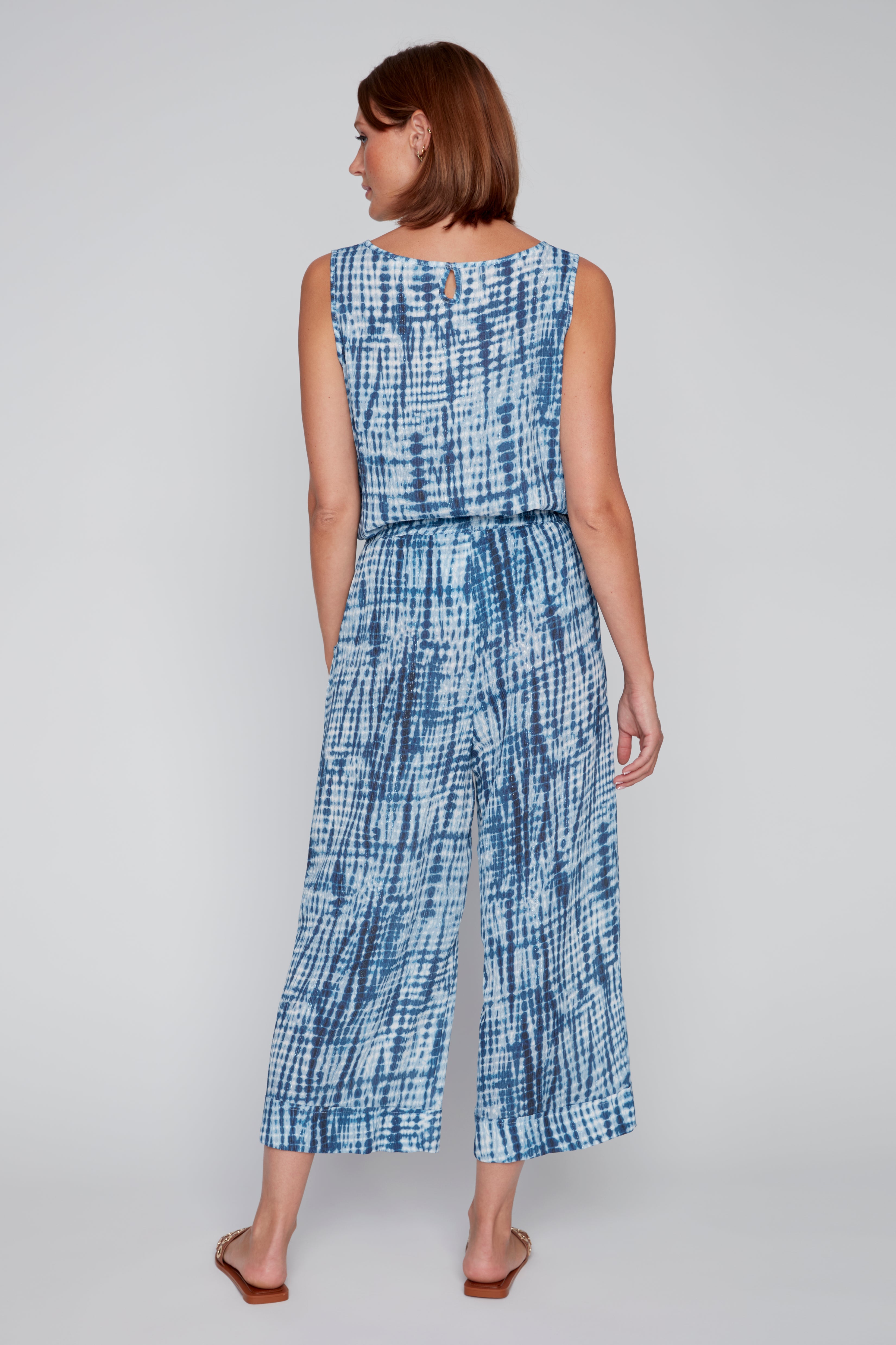 Pantalon Gaucho Imprimé Fluide