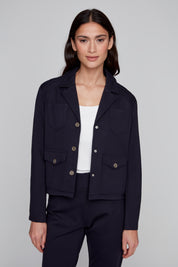 Veston Court en Tricot