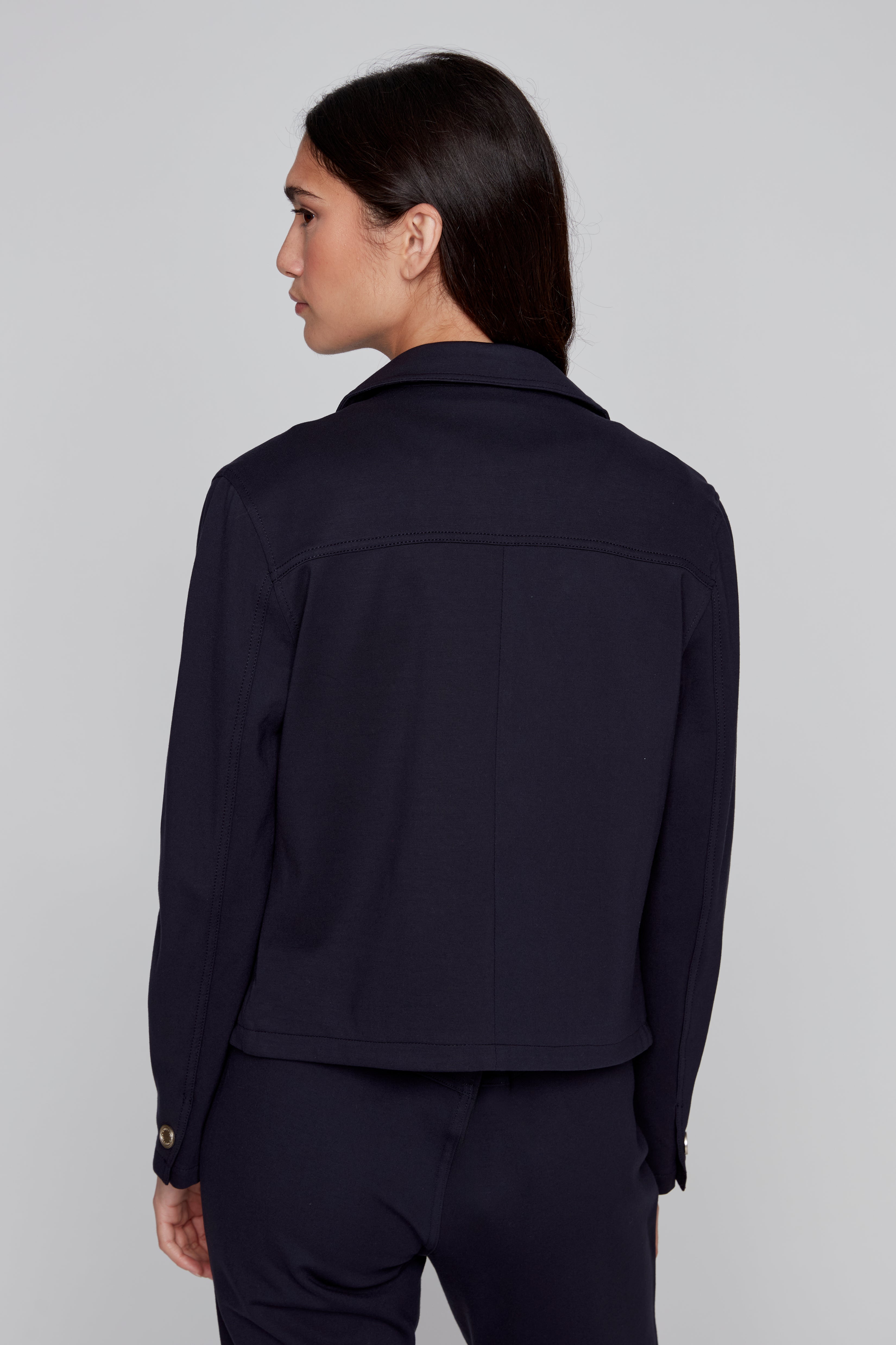 Veston Court en Tricot