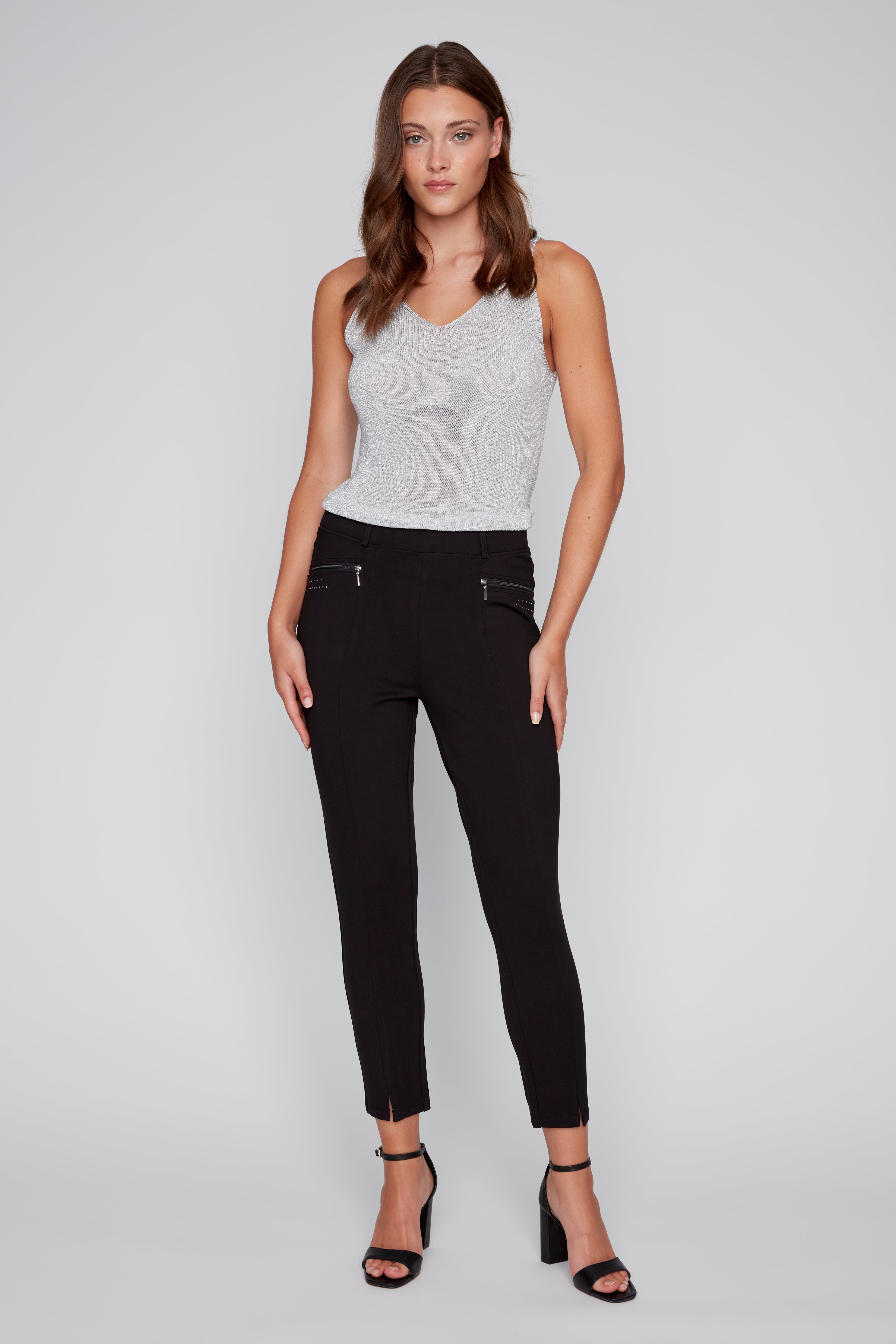 Pantalon Cheville Extensible sans Zip