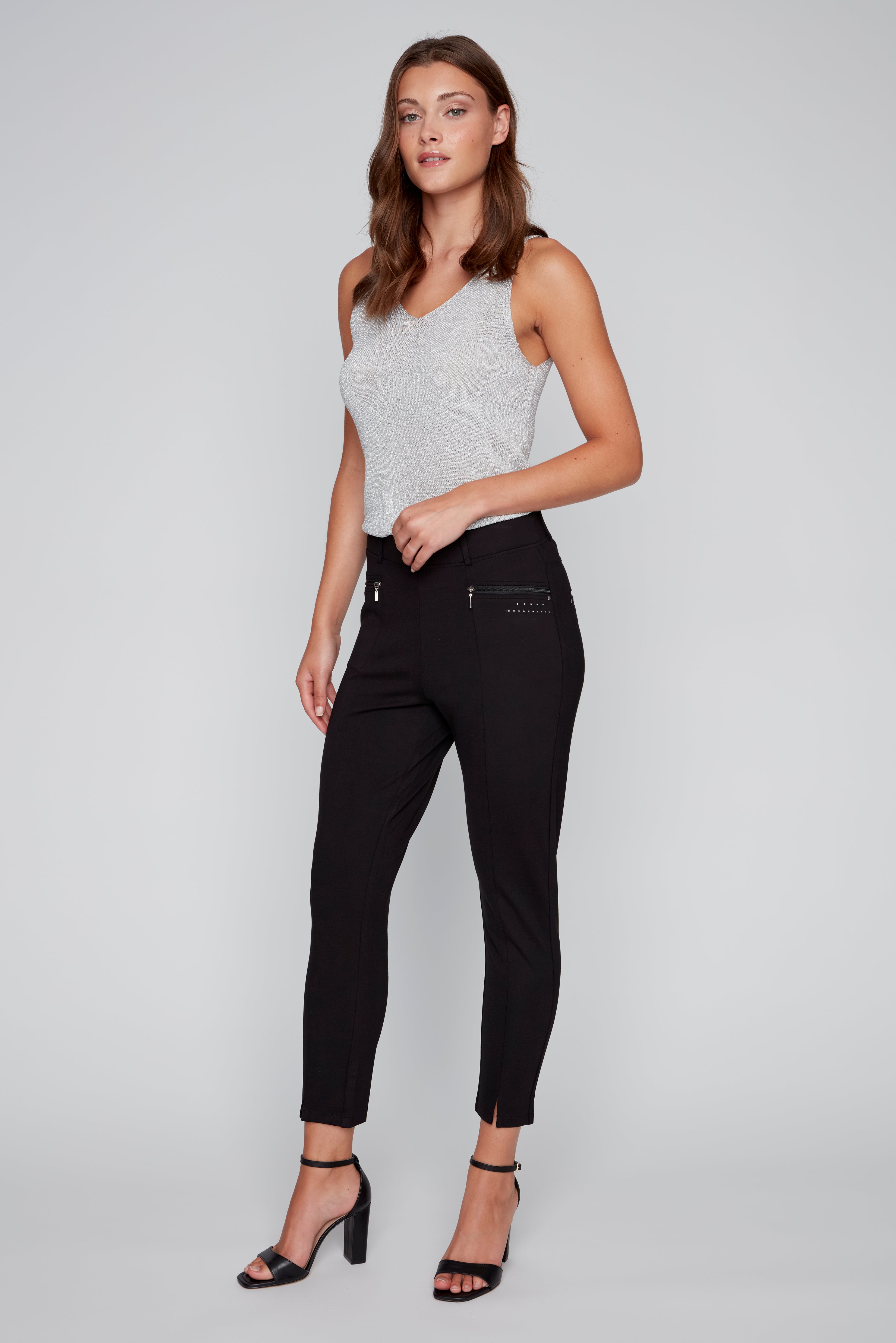 Pantalon Cheville Extensible sans Zip