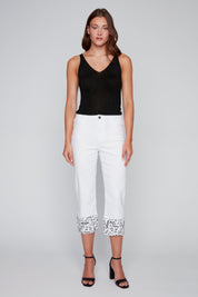 Jeans Revers Imprimé
