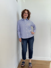 Blouse Chemisier à Rayures