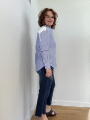 Blouse Chemisier à Rayures