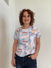T-Shirt Imprimé Col Rond