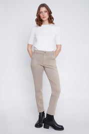 Pantalon Étroit de la compagnie Coco Y Club lyocell-coton