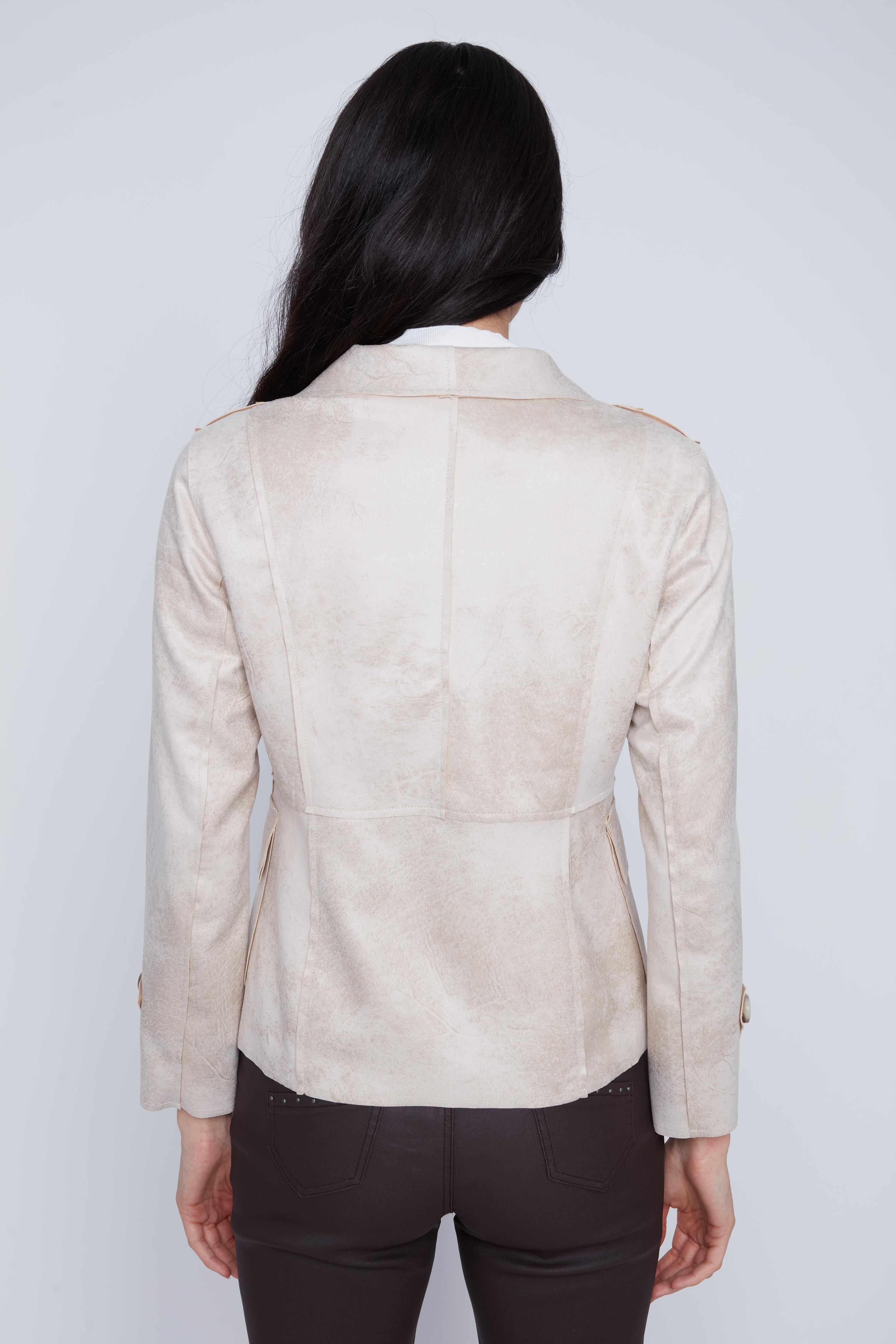 Manteau Trench Court en Suède Végan
