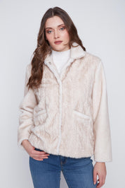 Manteau en Fausse Fourrure