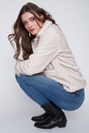 Manteau en Fausse Fourrure