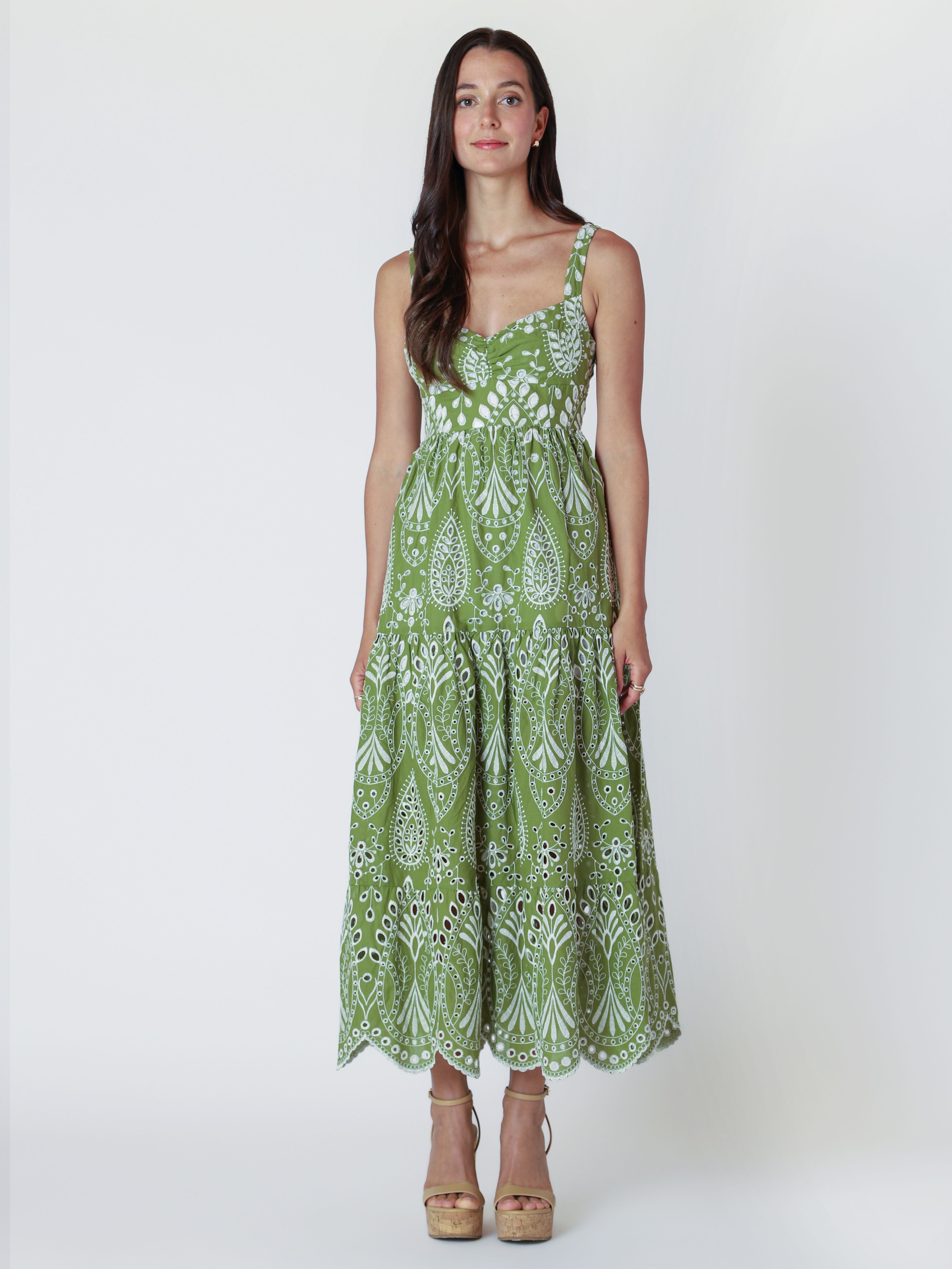 Robe Longue Broderie Anglaise