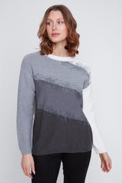 Chandail Tricot Long avec Strass