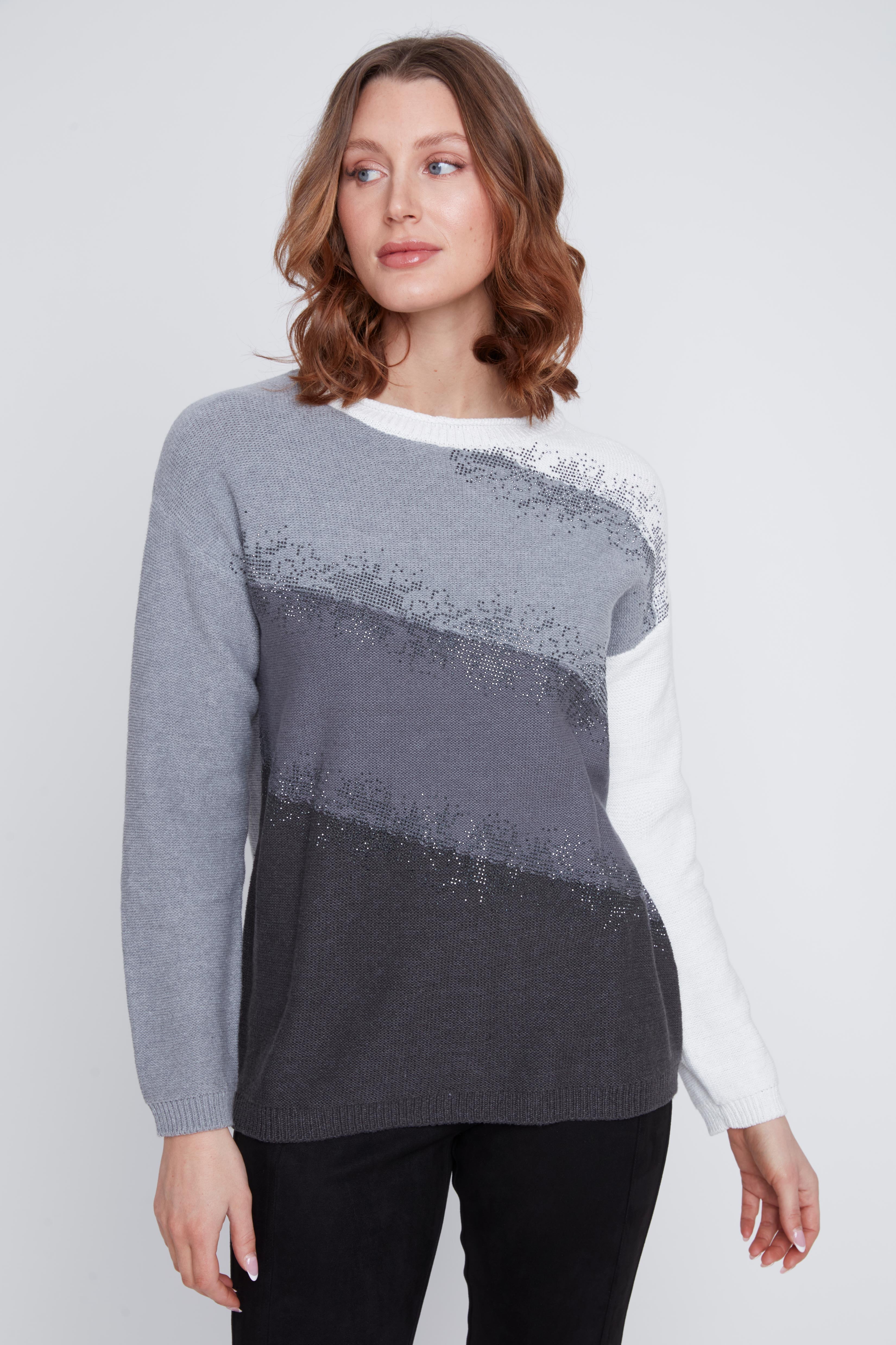 Chandail Tricot Long avec Strass