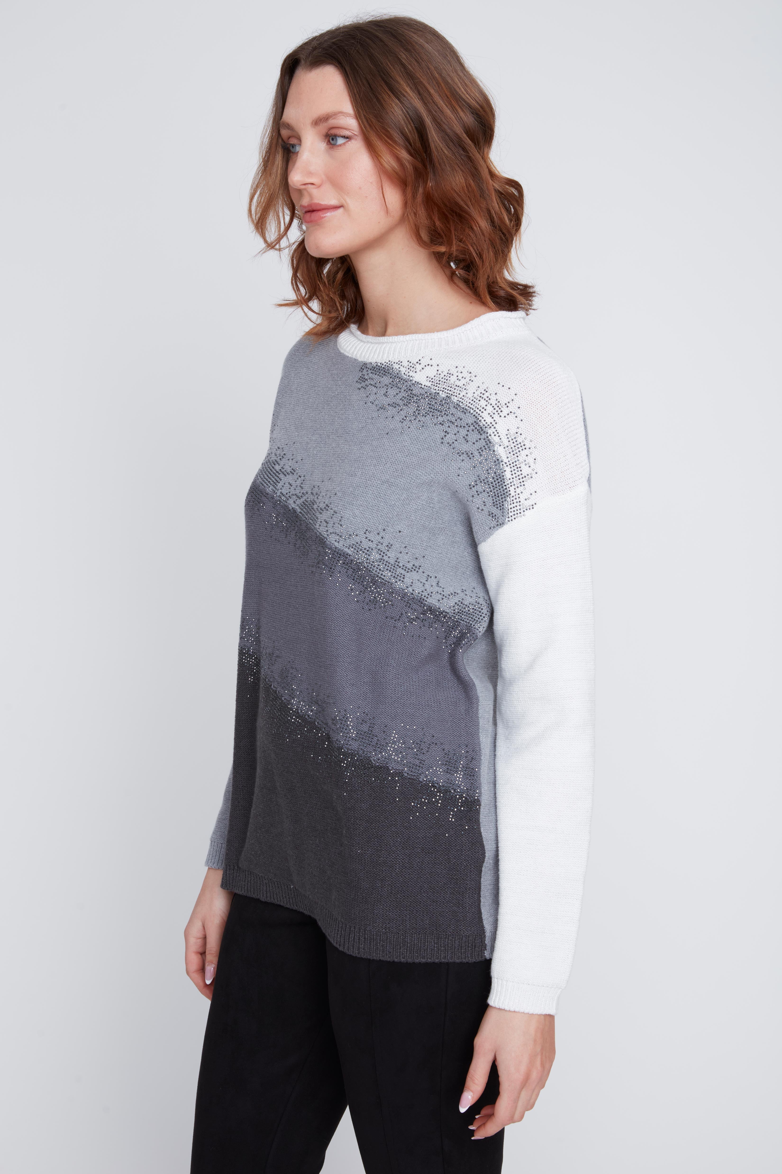 Chandail Tricot Long avec Strass