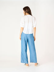 Blouse Détails en Dentelle