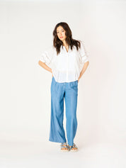 Blouse Détails en Dentelle