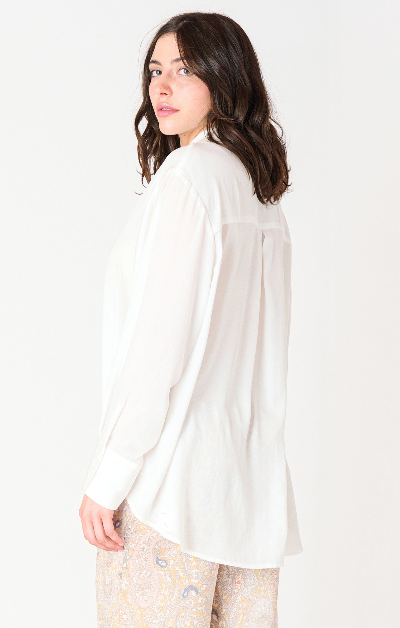 Blouse Fluide Effet Satin