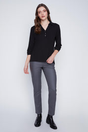 Chandail Col V avec Trois boutons
