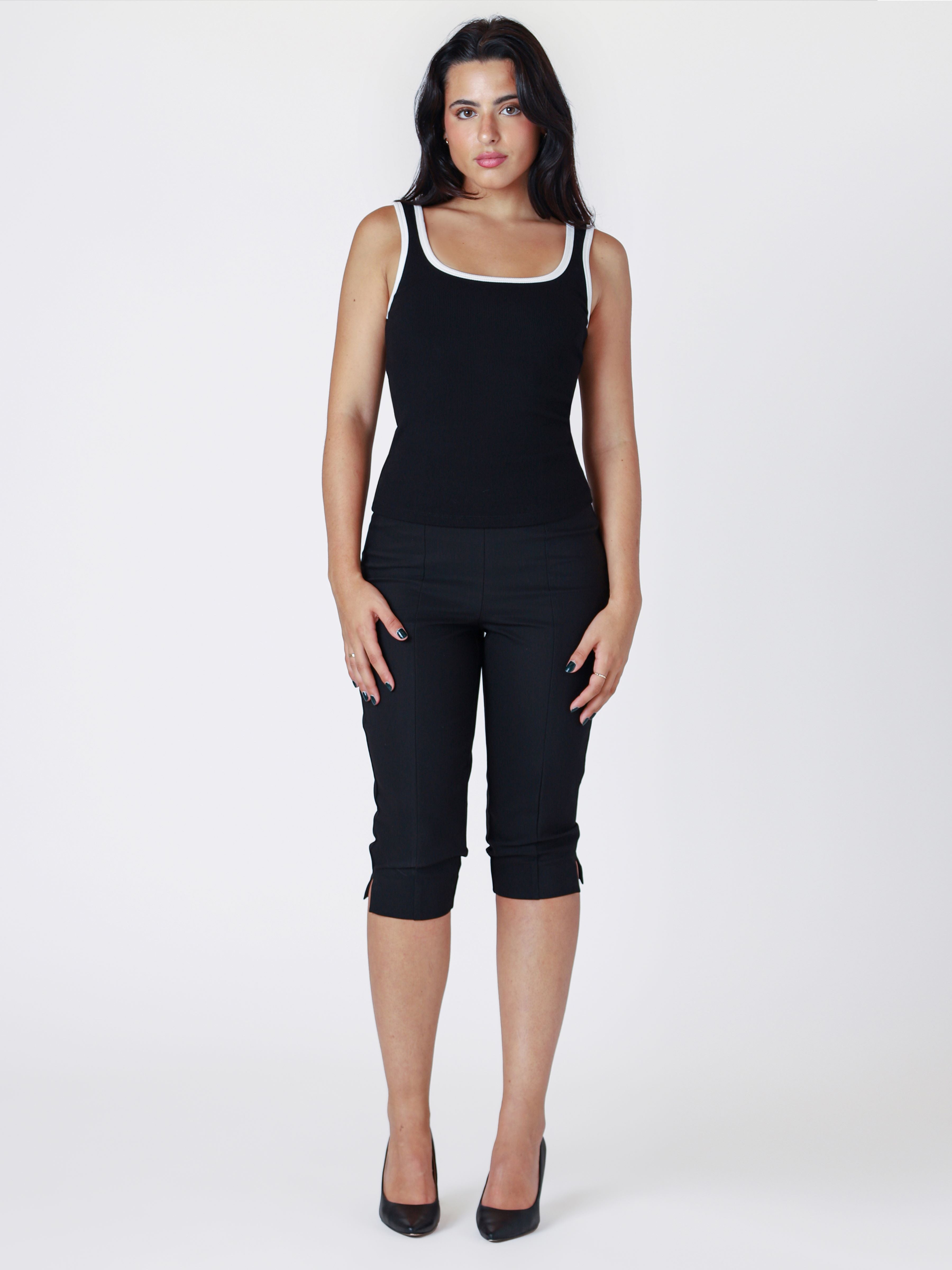 Camisole à Bordures Blanches