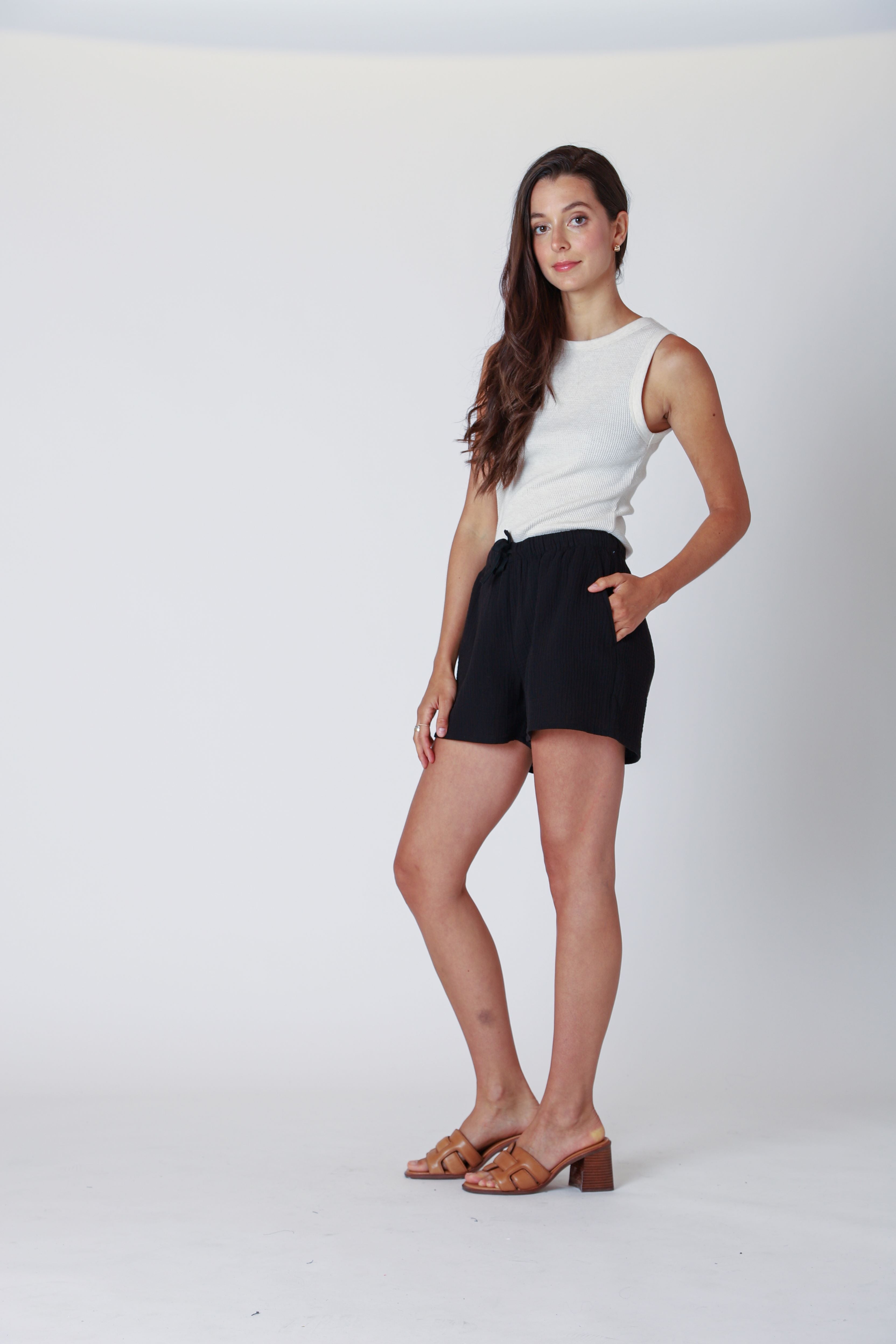 Camisole en Tissu Gaufré