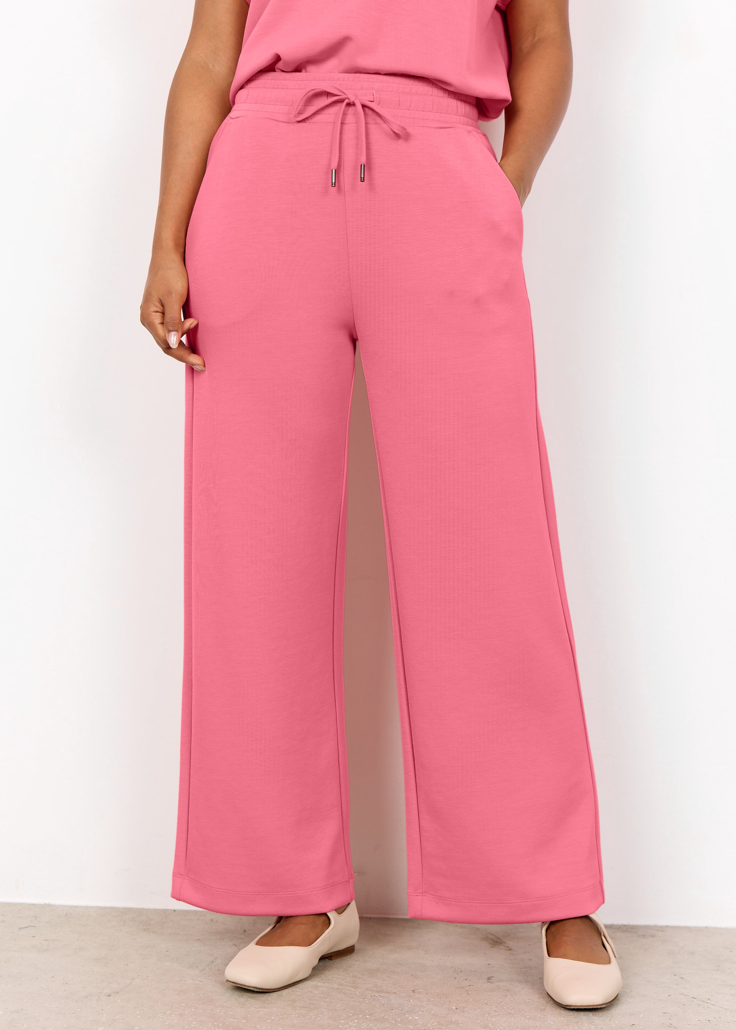 Pantalon Large Coton Modal