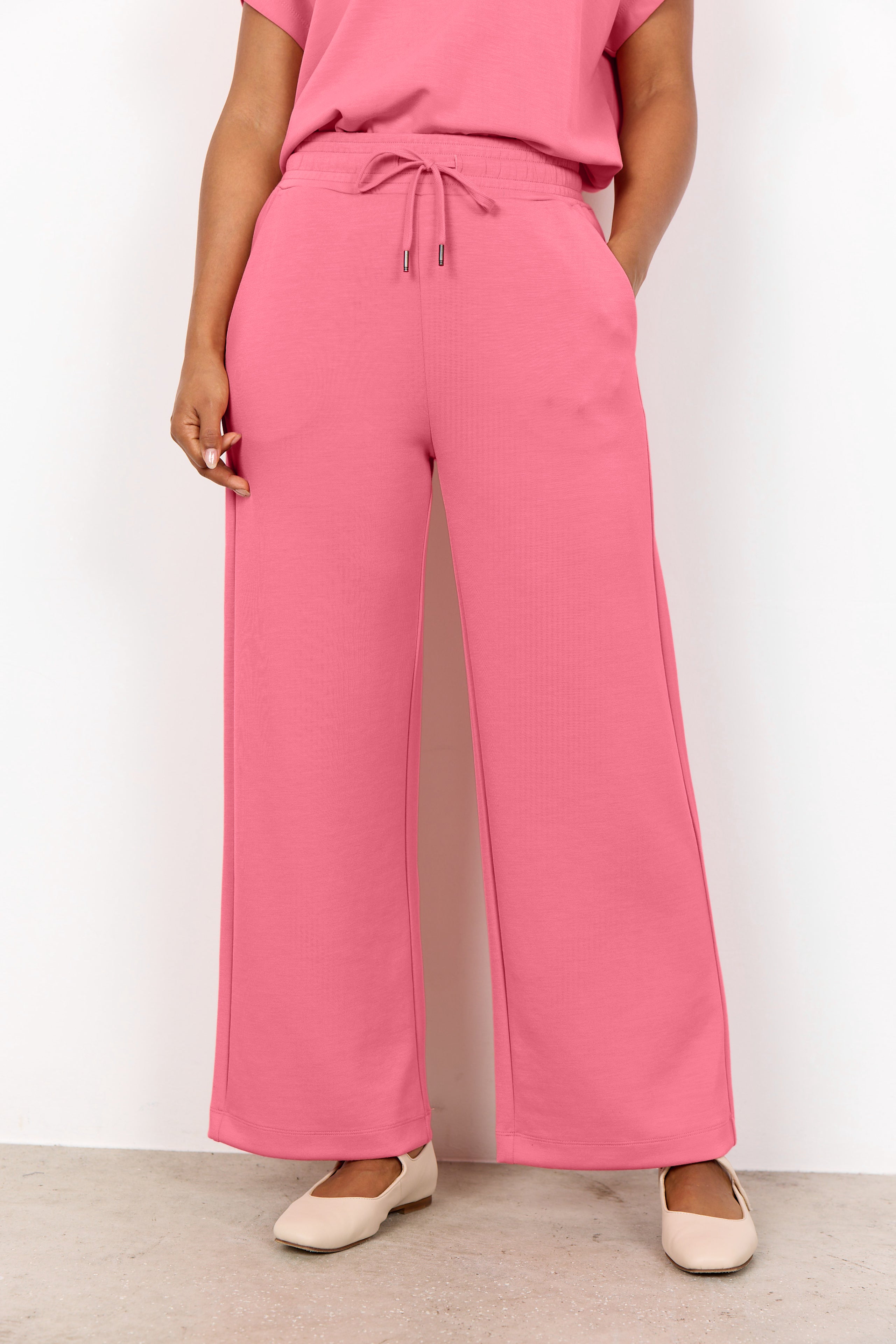 Pantalon Large Coton Modal