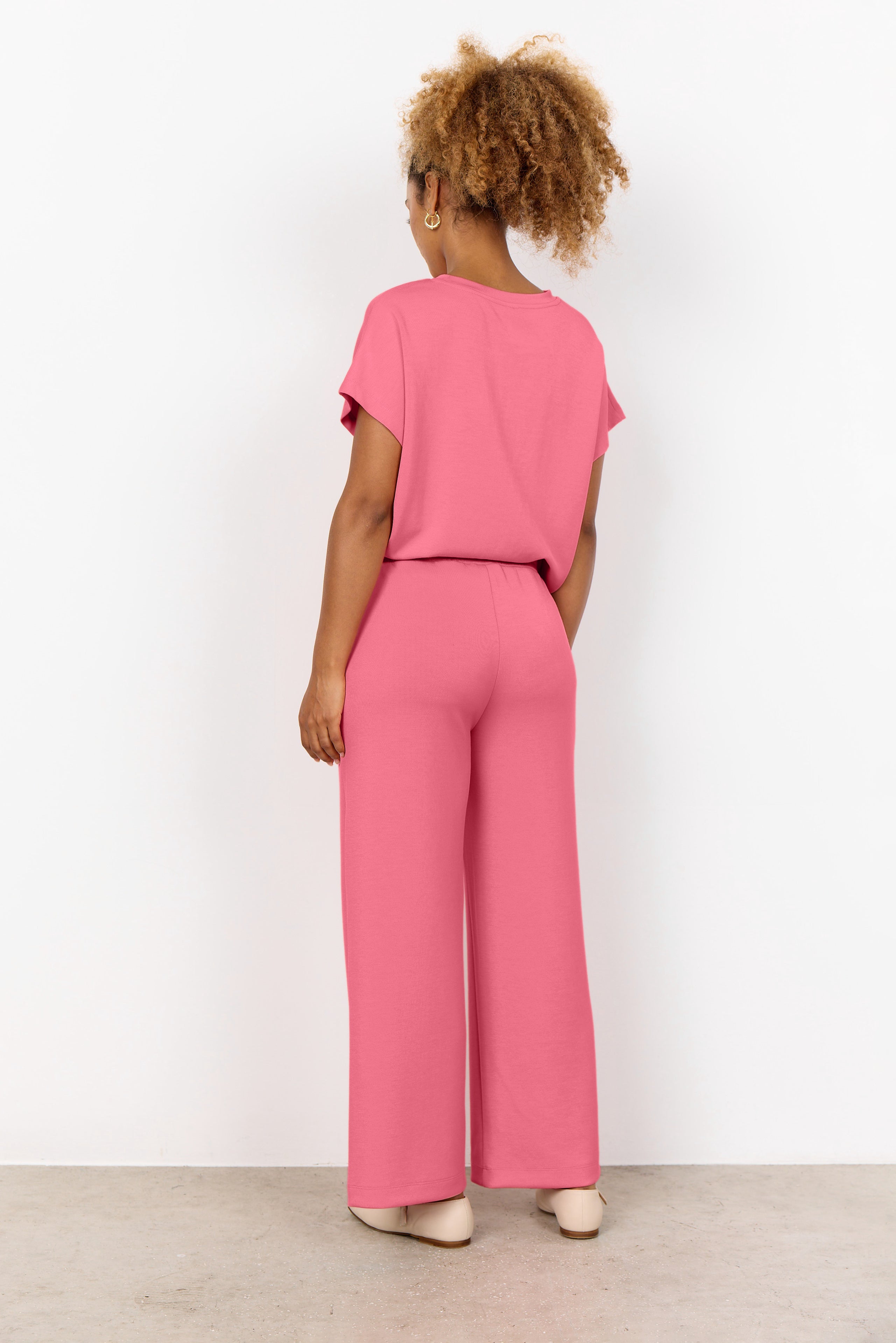 Pantalon Large Coton Modal