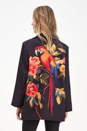 Veston Imprimé Perroquet