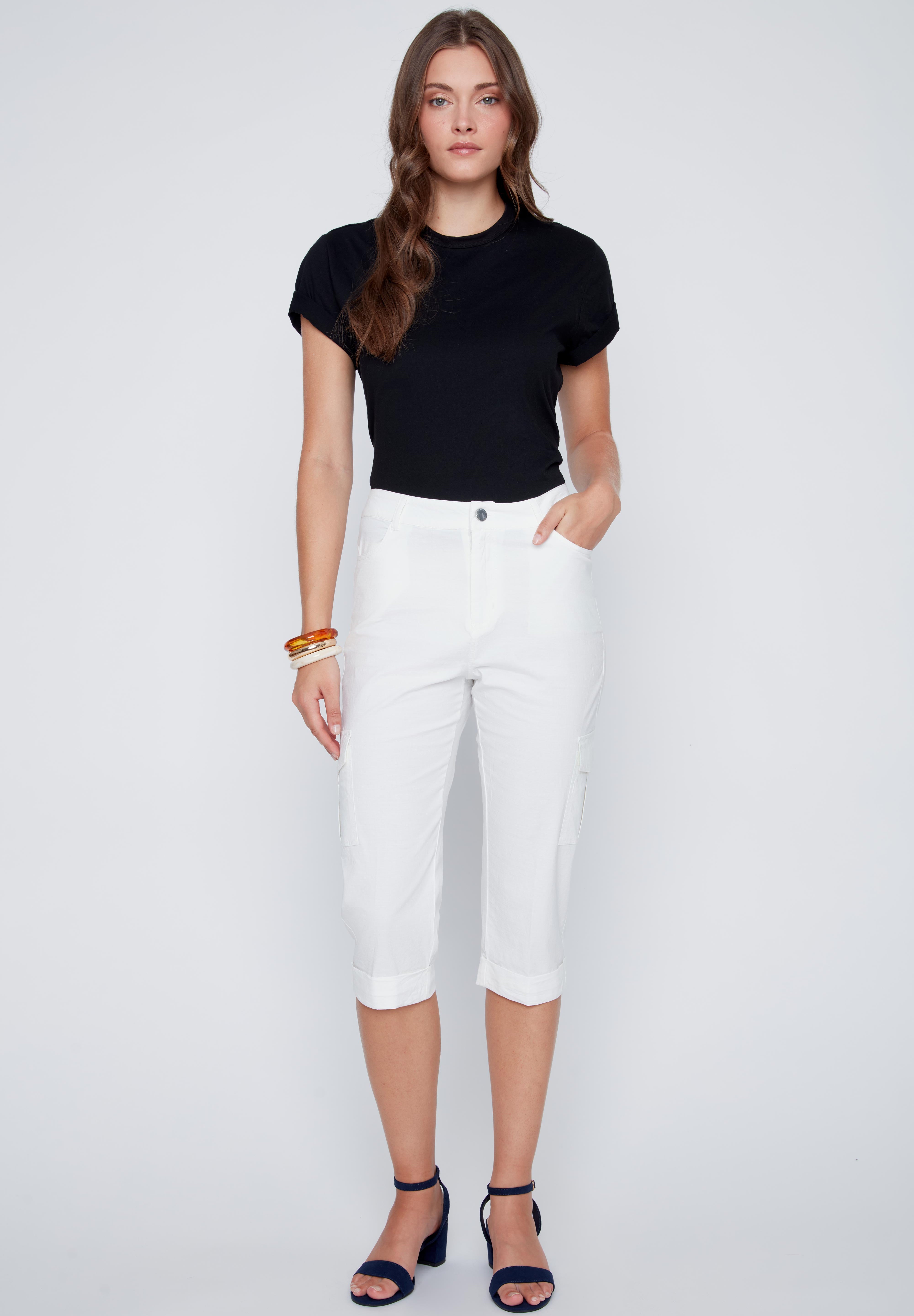 Capri Extensible avec Poches Cargos