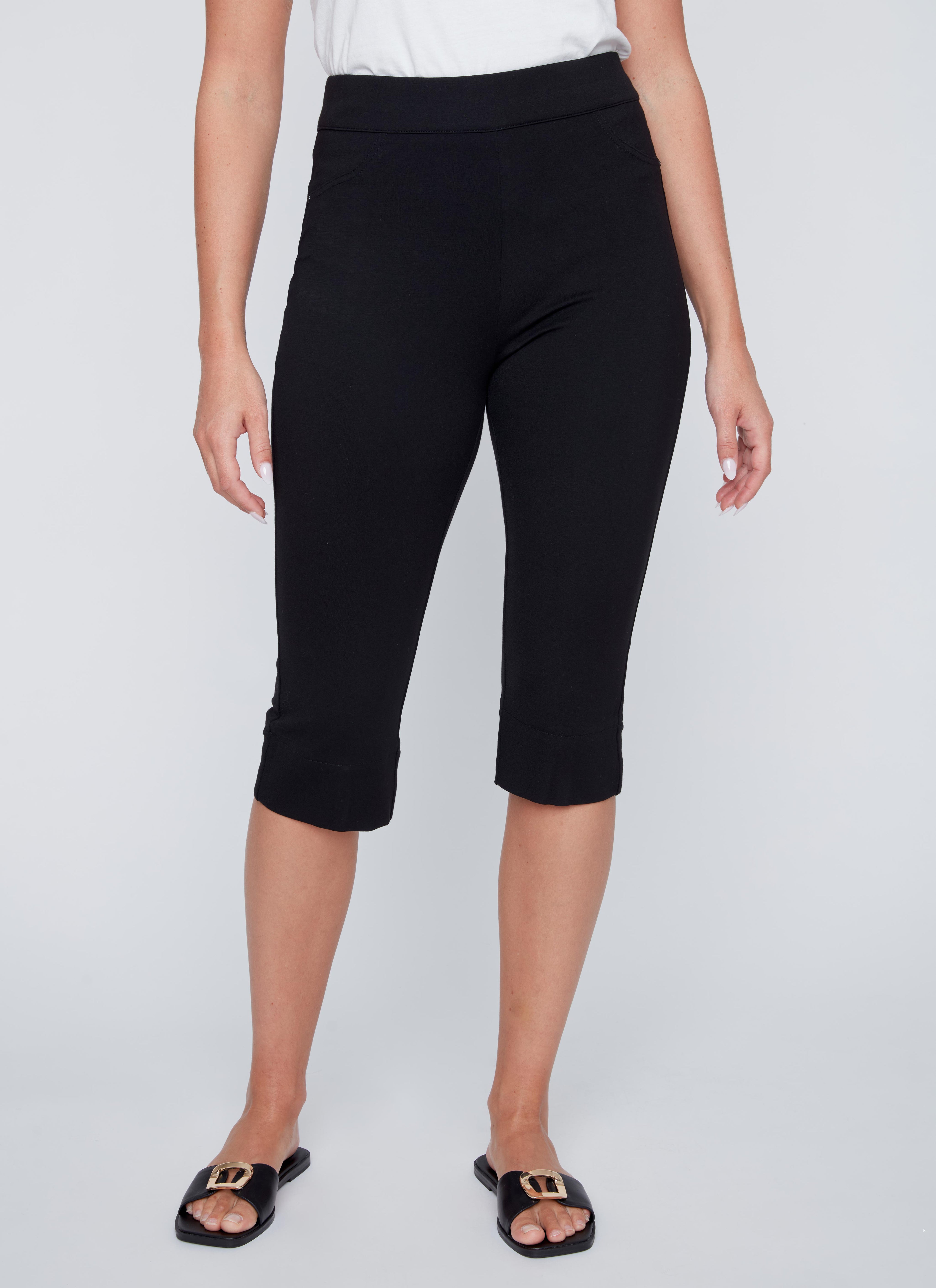 Capris Sans Zip Confortable