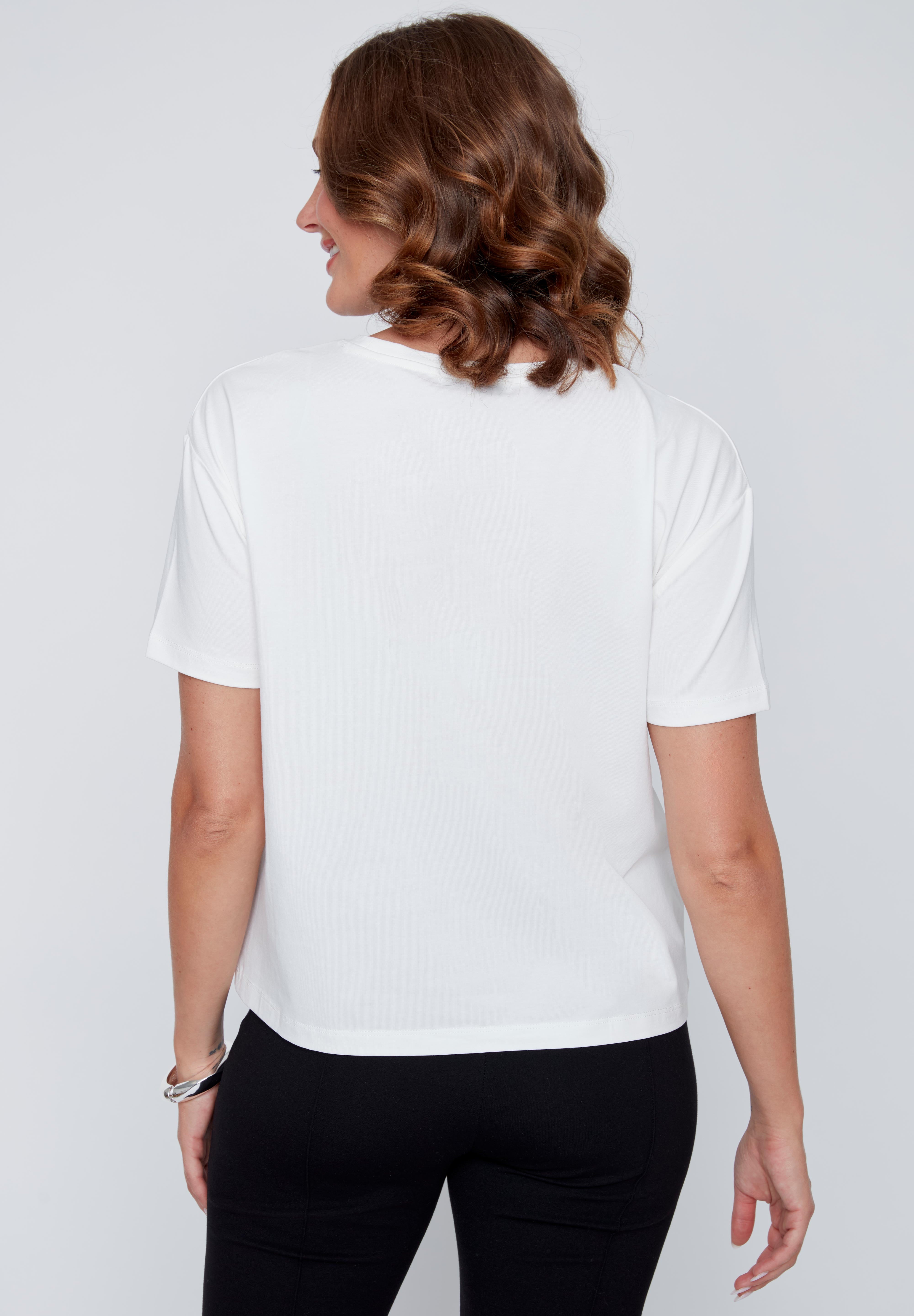 T-Shirt  Manches Courtes avec Imprimé de Femme